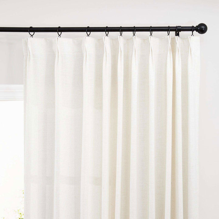 EAZU Luna Linen Curtain Pinch Pleat