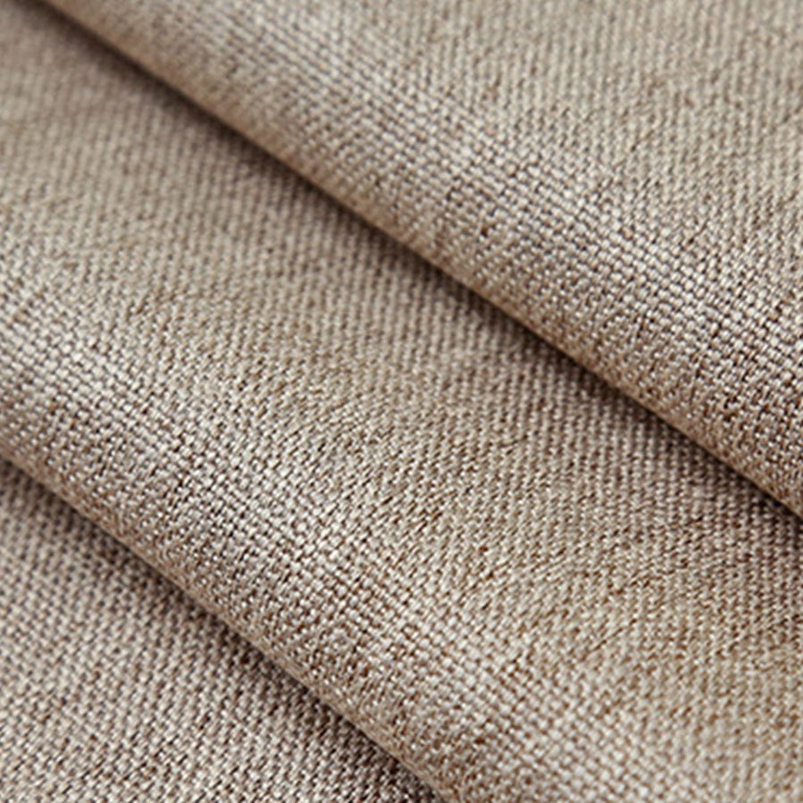 EAZU Lyla Faux Linen Blackout Curtain