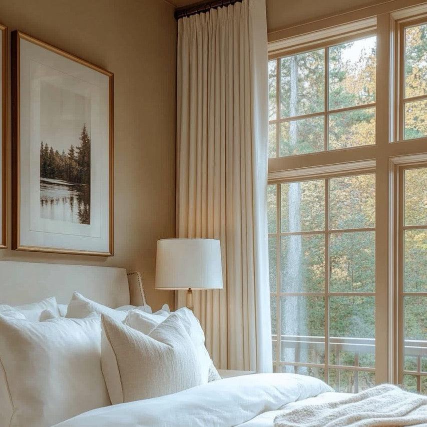 EAZU Lyla Faux Linen Curtain - Thumbnail 3